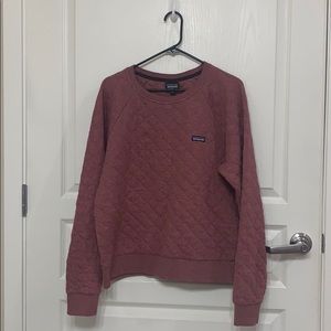 patagonia women's cotton quilt crew pullover